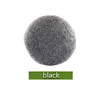 Round Konjac Sponge for Facial Cleansing | Konjac Konnyaku Exfoliator & Bath Puff for Gentle Face Wash