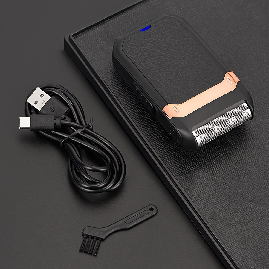 Two-in-One Reciprocating Electric Shaver with Pop-up Sideburn Trimmer