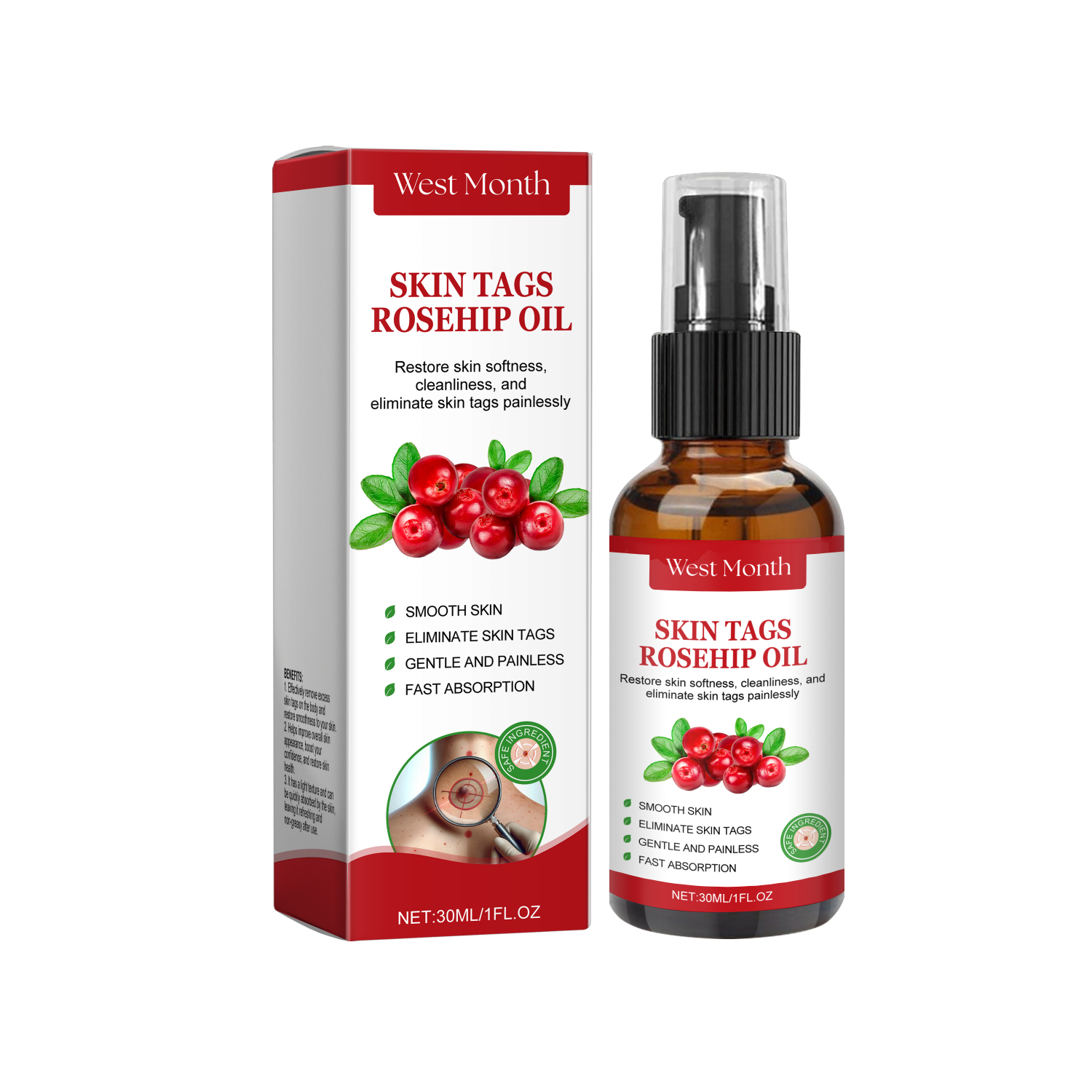 Rosehip Oil for Skin Tags: Natural Solution for Smooth Skin
