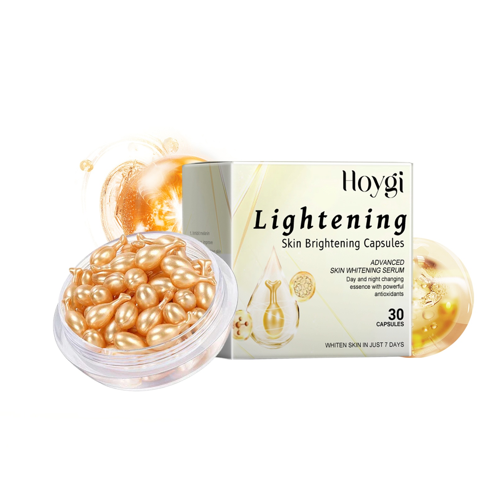Nourishing Capsules for Skin Care and Spot Lightening Solutions