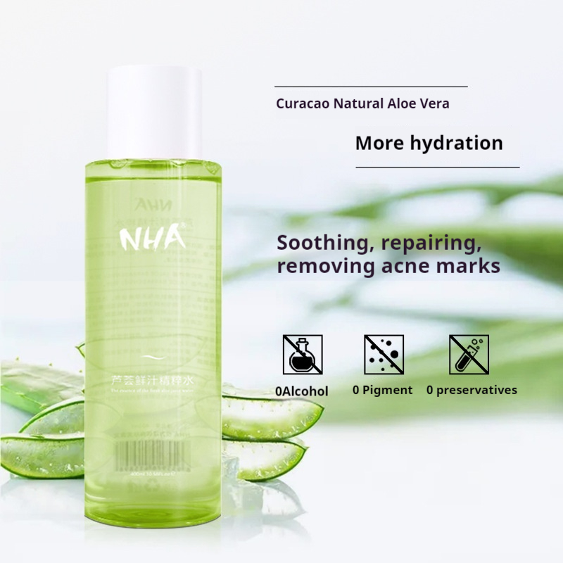 Moisturizing Aloe Toner - Hydrating & Brightening Skin Tone Essence Fresh Juice Stock Solution