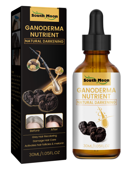 South Moon Black Ganoderma Hair Treatment Serum - Nourishing, Moisturizing, and Repairing Massage for Healthy Hair