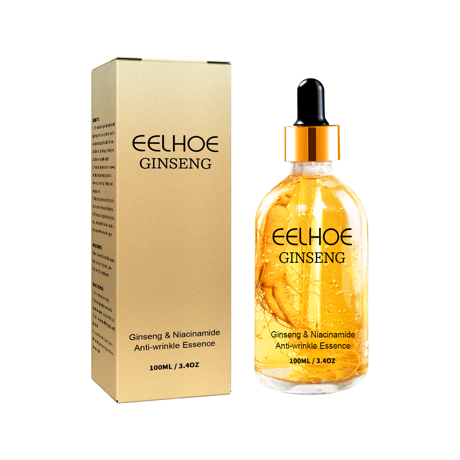 EELHOE Ginseng Essence Serum for Reducing Fine Lines, Firming Skin, and Deep Moisturization