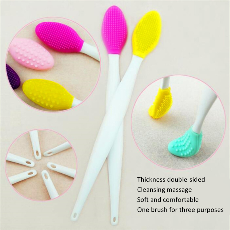 Manual Silicone Multi-Effect Blackhead Removal Brush for Nose Care