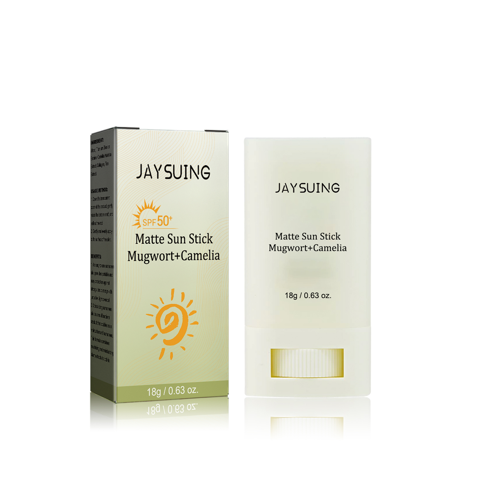 Jaysui Matte Protective Stick: UV Protection, Moisturizing, Repairing & Brightening Skincare Cream for Refreshing Summer Skin