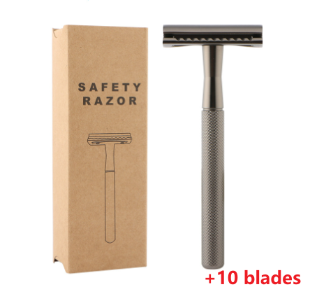 Classic Metal Manual Razor for Men - Perfect Vintage Gift Idea