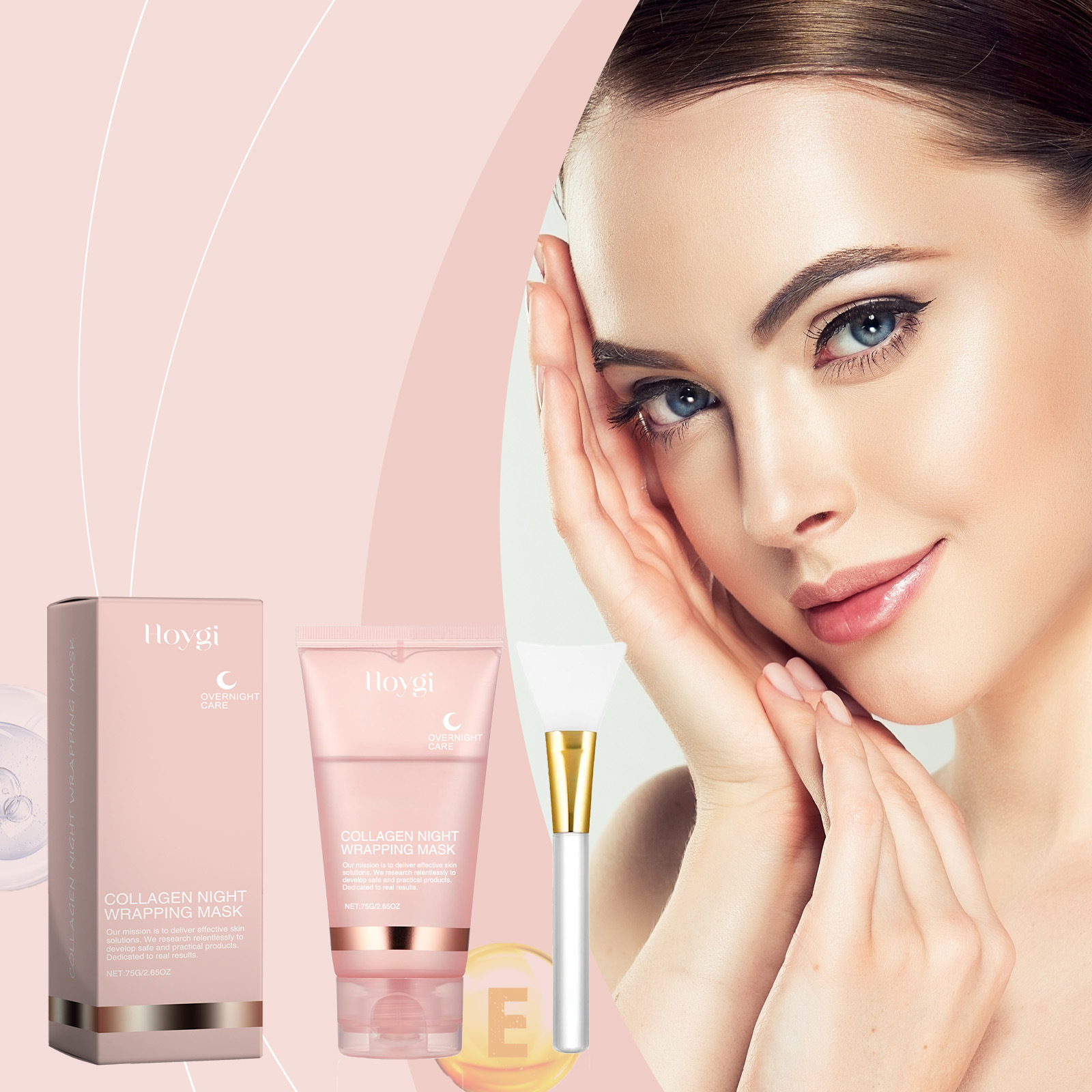 Revitalizing Collagen Tearing Mask for Deep Cleansing and Moisturizing Facial Care