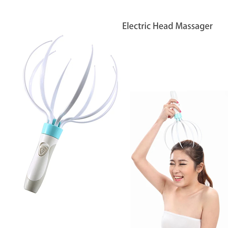 Electric Head Massager with Scalp Vibration - Eight Claw Household Massager for Ultimate Body Care