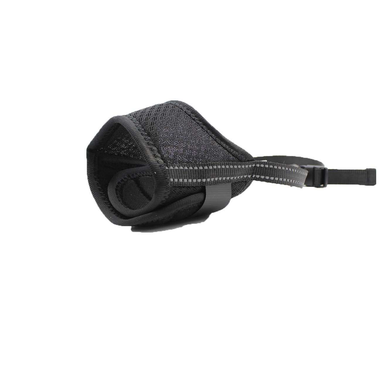 Dog Muzzle for Large, Medium, and Small Dogs - Soft Mesh Design to Prevent Biting, Chewing, Licking, and Eating - Front Opening for Drinking and Panting