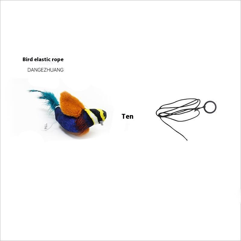 Pet Simulation Bird Sound Plush Toy – Hangable and Engaging Companion