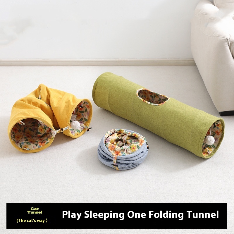 Self-Hi Relief Toy for Cats - Engaging Pet Cat Tunnel for Fun Playtime