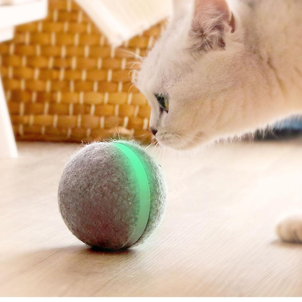 Interactive Cat Toy: Bouncing Ball for Endless Fun and Exercise