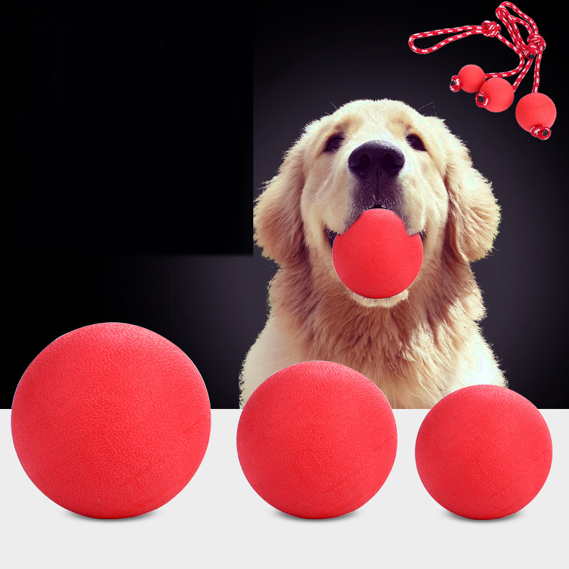 Durable Solid Rubber Bouncy Ball Toy for Endless Fun and Play
