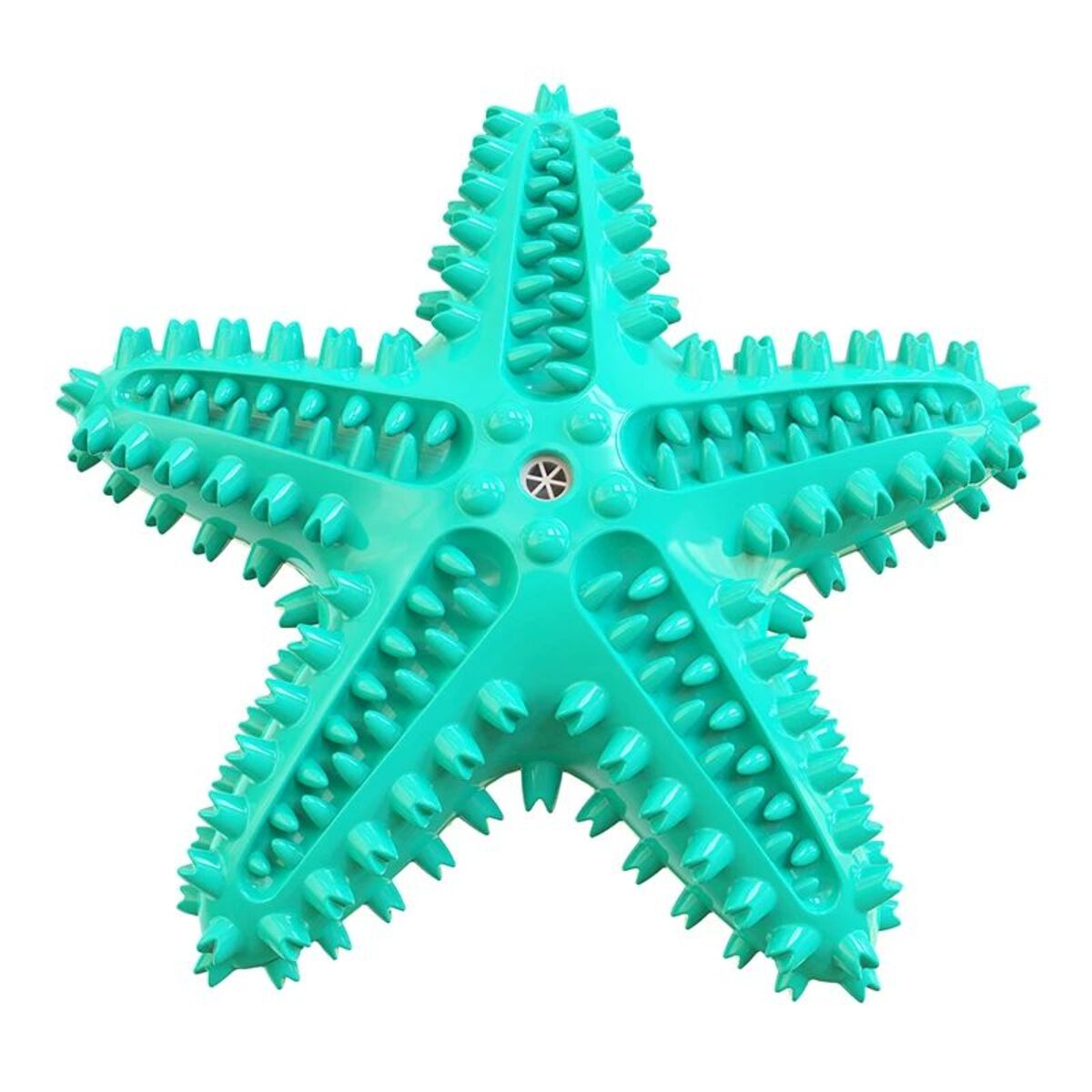Interactive Starfish Dog Toy for Large Dogs – Squeaky Chew & Tooth Cleaning Training Accessory, Durable TPR Fun