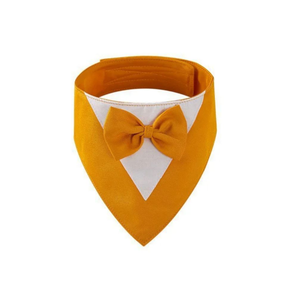 Pet Triangle Bib Bow Saliva Towel - Stylish Dog & Cat Collar Scarf for Pets Accessories