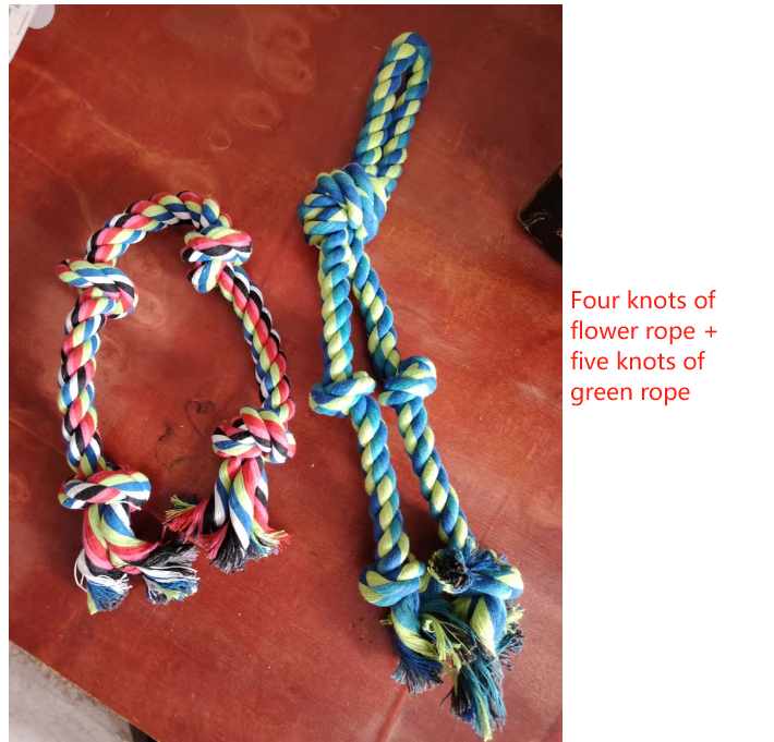 Durable Heavy-Duty Rope Knot Dog Toys for Large Breeds - Dental Health Chew & Interactive Tug of War Pet Supplies