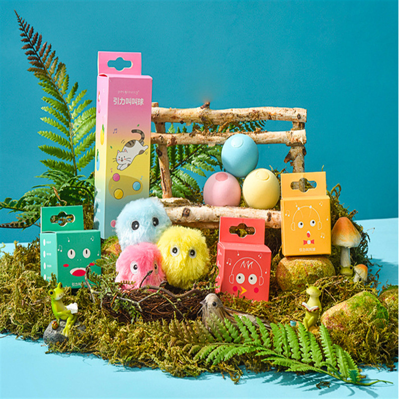 Light-Up Kitty Calling Ball Toy – Catnip-Infused Teasing Ball with Sound for Molar Relief – Durable Self-Play Dog Toy & Pet Products