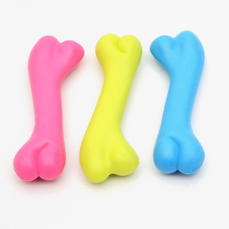 Durable Rubber Dog Bone Toys - High Quality, Bite Resistant Pet Toys
