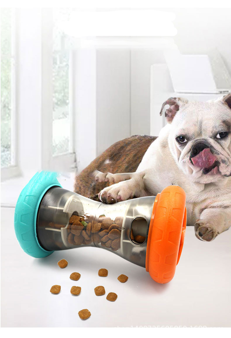 Bite-Resistant Pet Food Leakage Ball Toy for Dogs and Cats - Slow Feeder