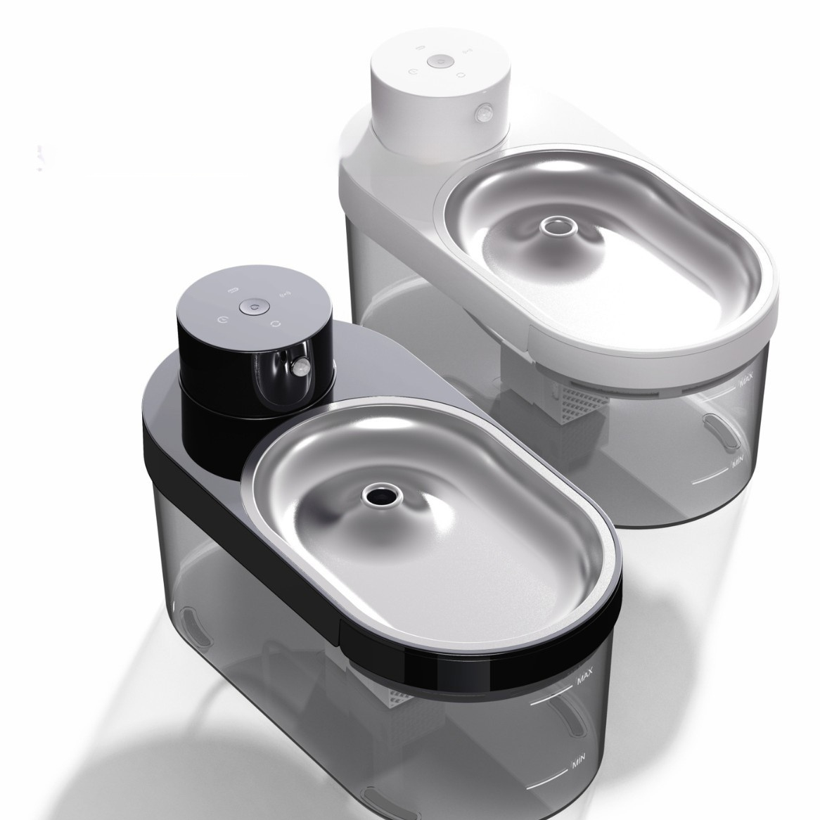 Wireless Stainless Steel Pet Water Dispenser with Water and Electricity Separation