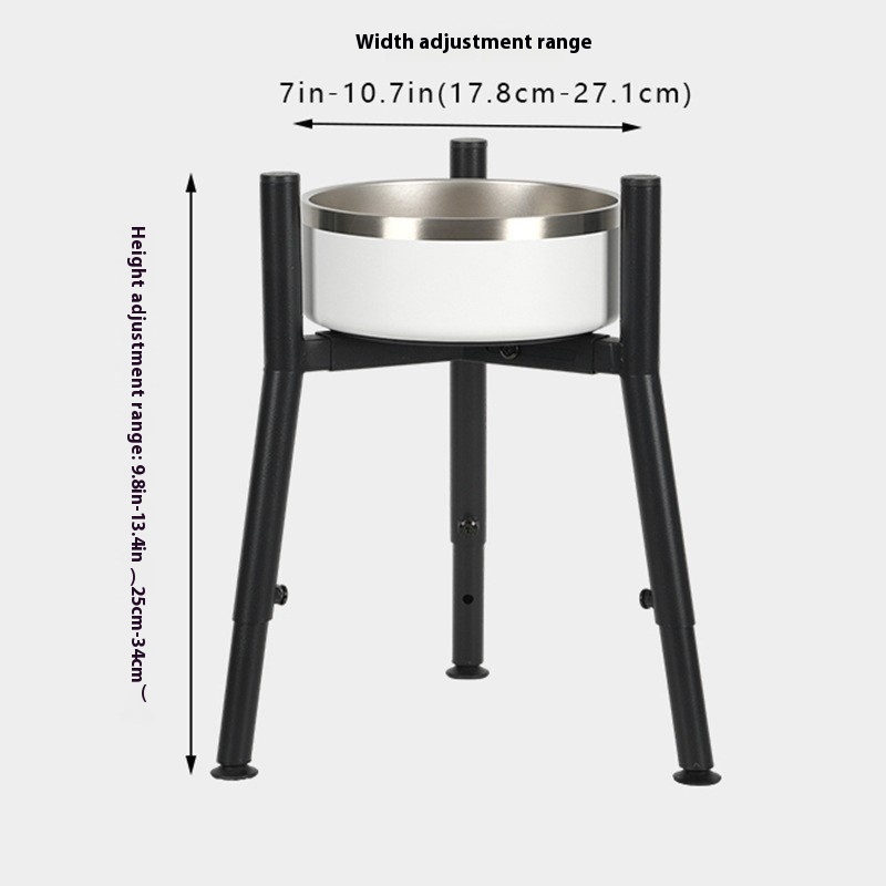 Adjustable Width Dog Bowl Bracket for Custom Feeding Solutions