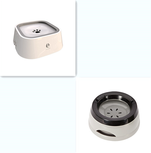 Non-Wet Floating Dog Bowl - Anti-Tip Design for Mess-Free Feeding