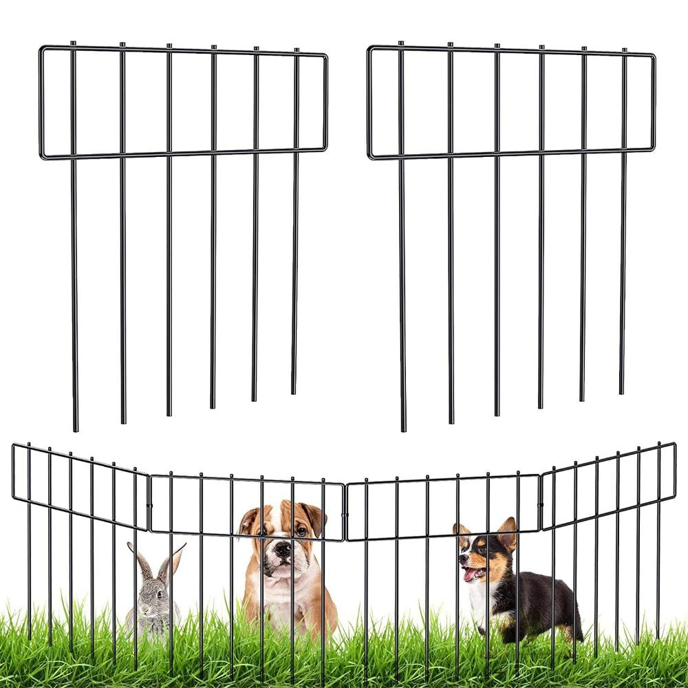 Durable Metal Outdoor Garden Fence - Effective Anti-Animal Barrier