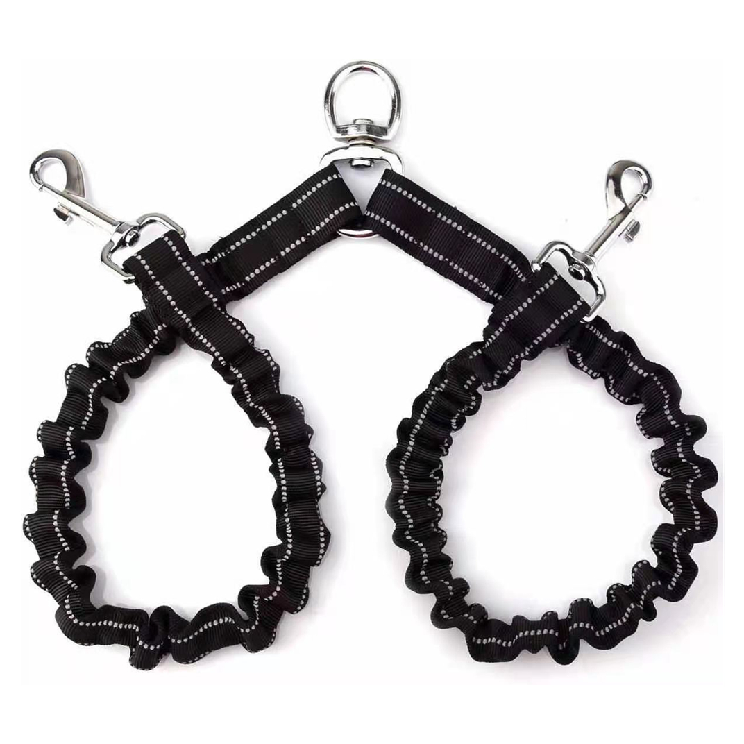 Adjustable Double-ended Traction Rope for Pets - One-to-Two Supply Solution