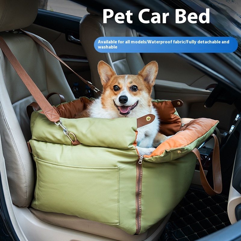 Portable Car Kennel - Removable, Washable Pet Safety Chair for Clean Travel