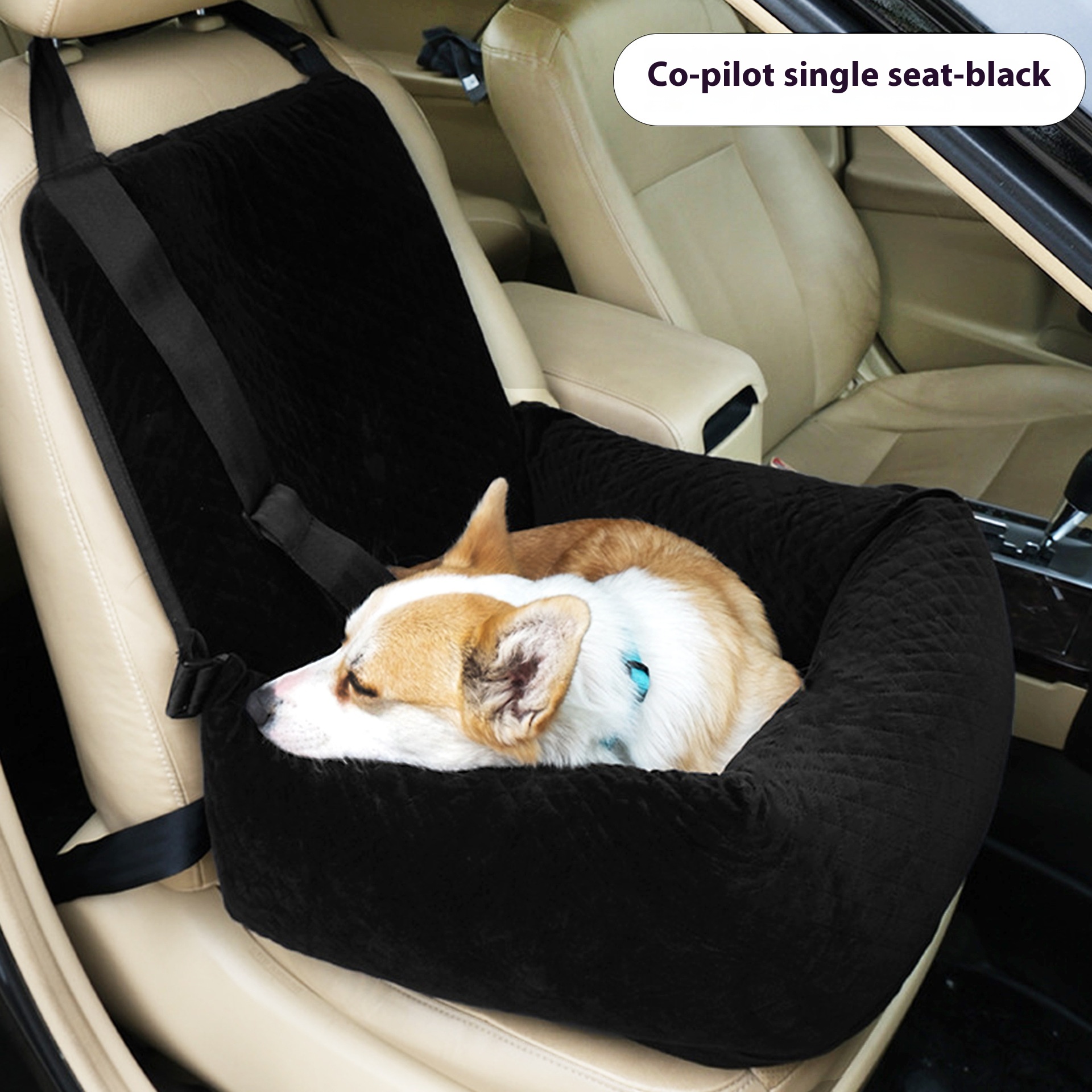 Car Pet Bed - Comfortable Travel Car Seat Cushion for Pets