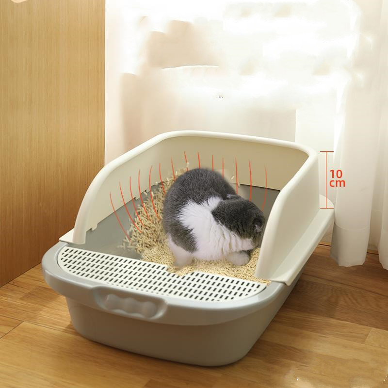 Baby Cat Deodorant Litter Box - Odor Control Sand Basin for Cats