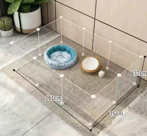 Compact Indoor Isolation Fence Cage for Small Dogs - Perfect Home Solution