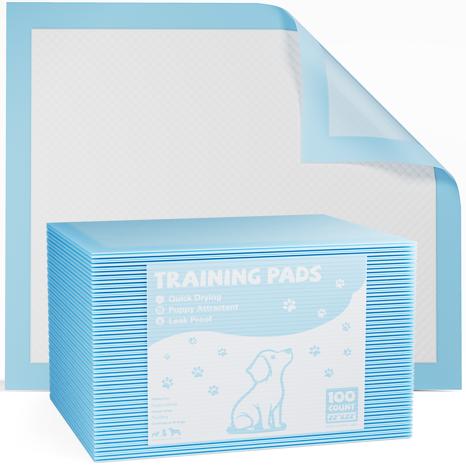 Leak-Proof Quick-Drying Disposable Dog Pads | Absorbent Puppy Pee Pads