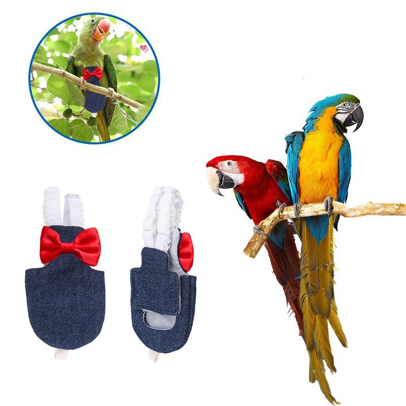 Parrot Baby Diapers - Large & Medium Size Pet Bird Clothing for Comfort