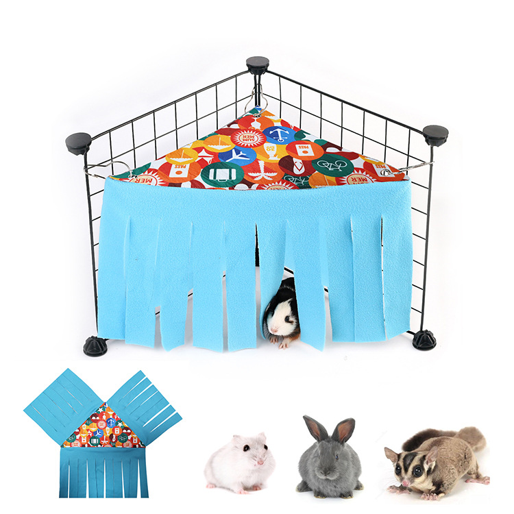 Cozy Hamster Hammock with Tassels on Three Sides for Ultimate Comfort