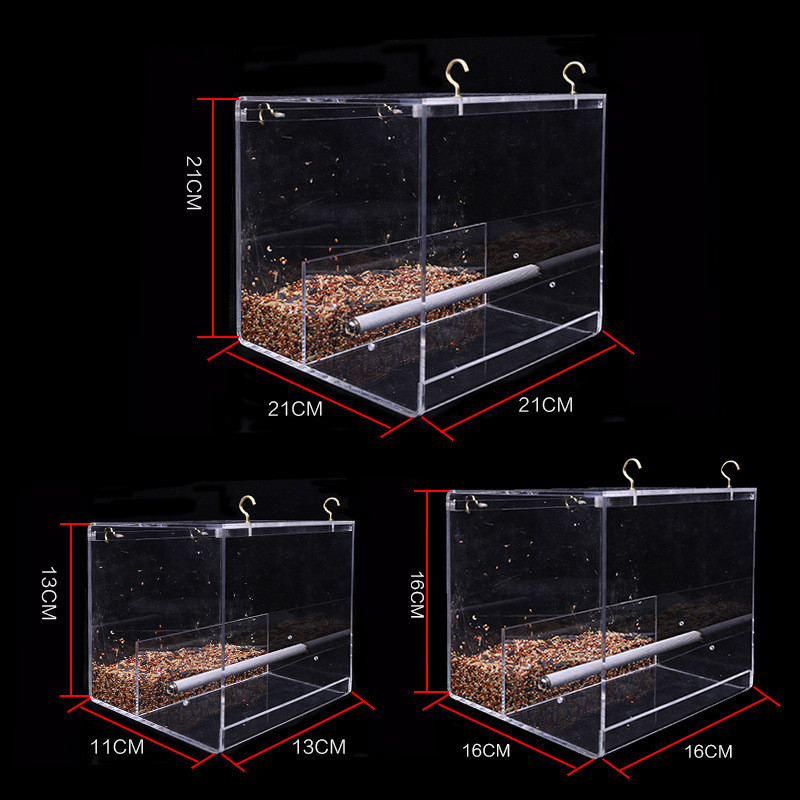 Premium Acrylic Bird Feeder - Durable, Stylish, and Perfect for Backyard Birds