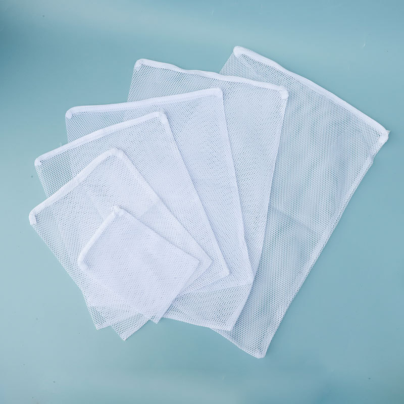 Aquarium Fish Tank Filter Packing Bag - Zipper Net for Bacterium Cultivation and Angle Material