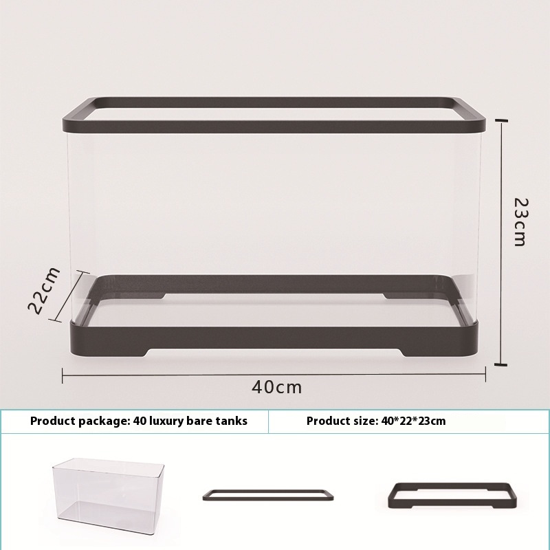 Four Generations of Acrylic Fish Tanks - Sleek, Transparent Design for Modern Aquariums