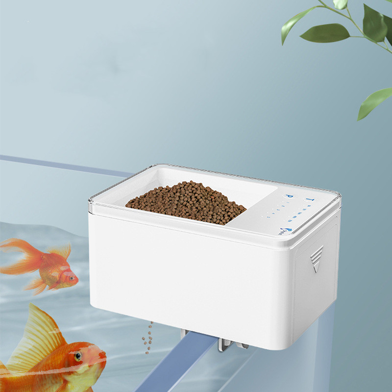 Digital Automatic Fish Feeder with LED - Pet Feeding Fish Food Dispenser for Aquarium and Fish Tank