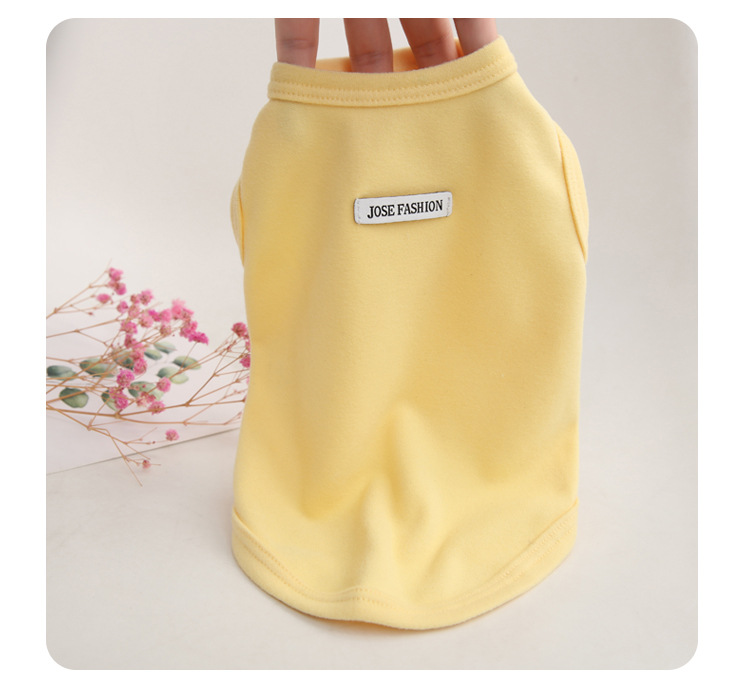 Cozy Autumn Fleece Dog Teddy Vest for Bichon and Cats