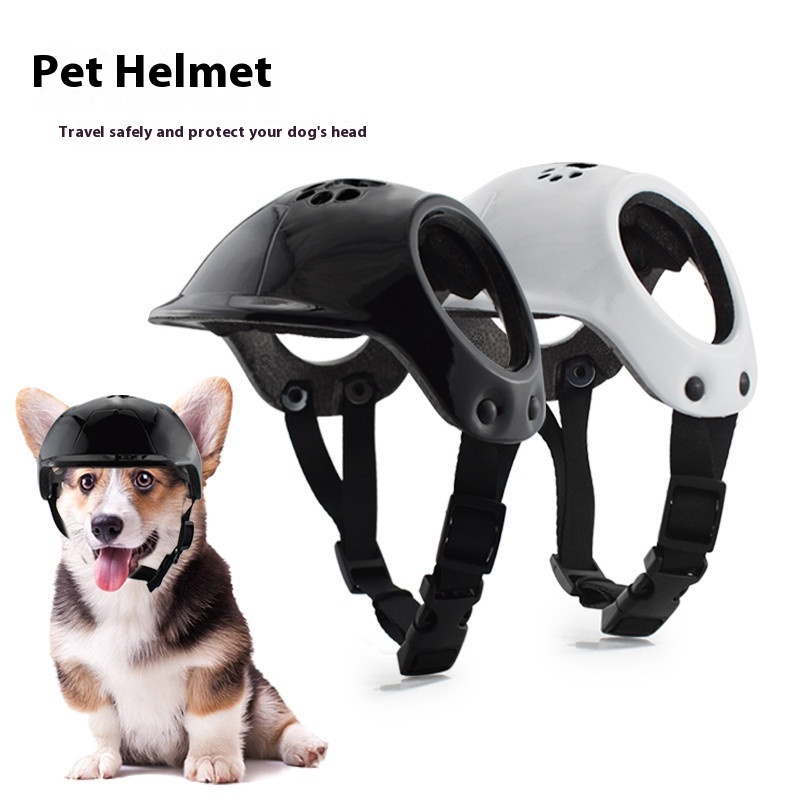 PET Helmet Cycling Hat for Small and Medium Dogs - Safety and Style Combined
