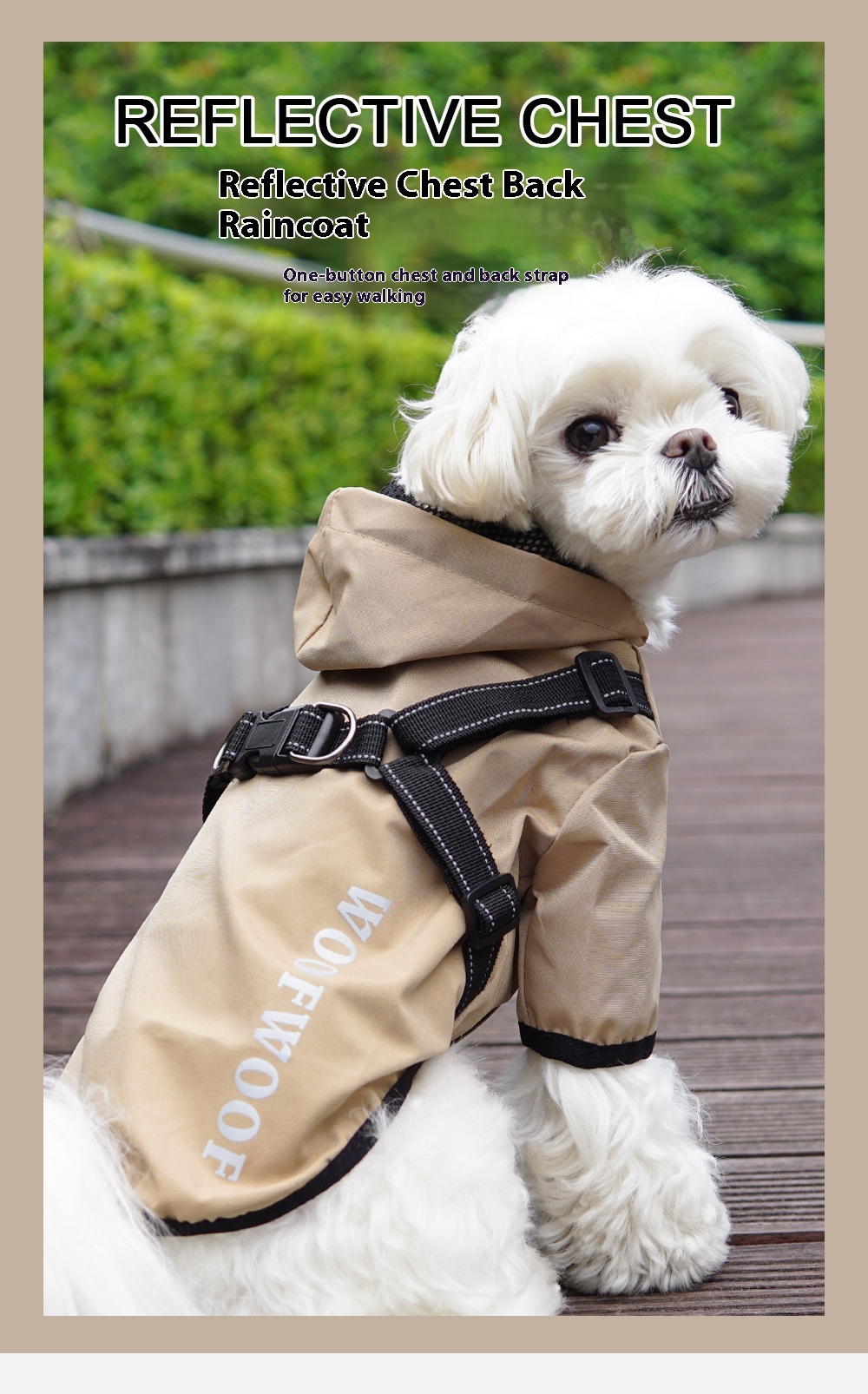 Ultimate Waterproof Puppy Dog Raincoat – All-Inclusive Four-Legged Poncho
