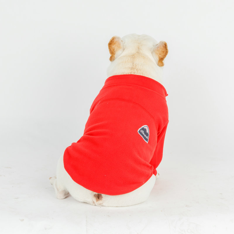 Stylish Solid Color Zipper Coat for Dogs - Perfect Pet Apparel