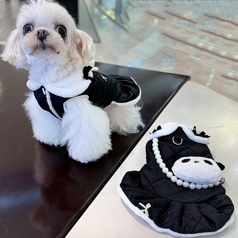 Cotton-Padded Traction Clothes for Dogs and Cats - Stylish Pet Apparel