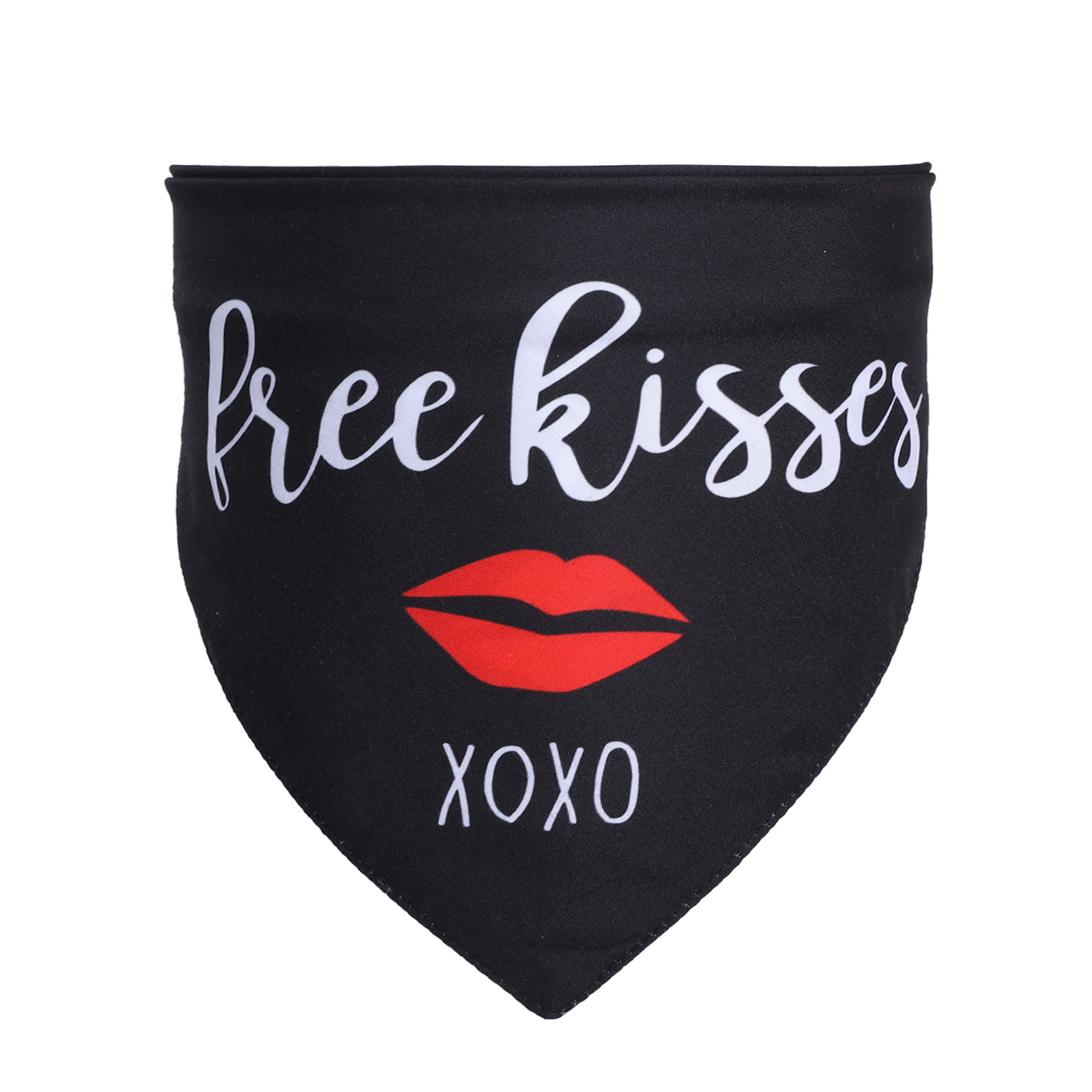 Pet Saliva Towel Scarf - Adorable Love Triangle Design for Pet Owners