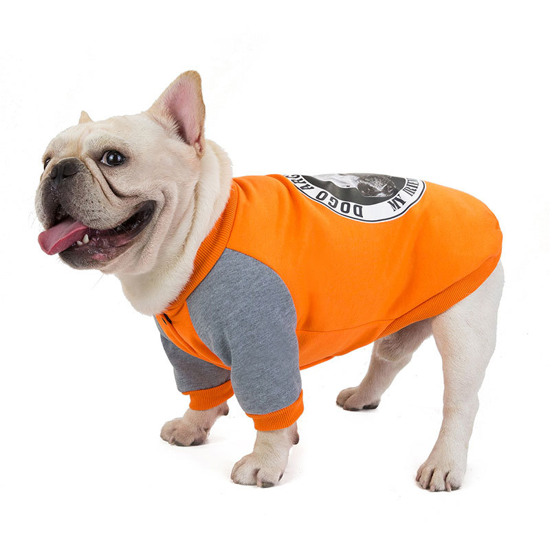 Cozy Fat Dog Pug Plus Velvet Sweater for Small and Medium Dogs