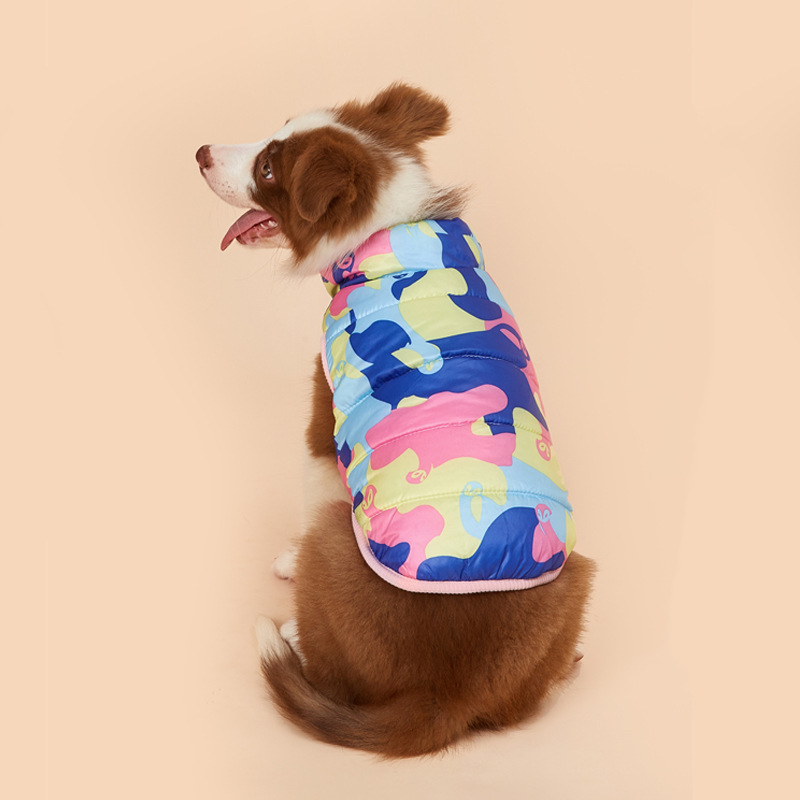 Pet Camouflage Plus Velvet Padded Jacket for Ultimate Comfort and Style