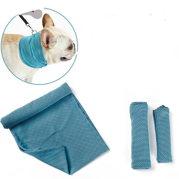 Law Fighting Collar Supplies Triangle Towel Cooling Scarf for Cats & British Cattle - Beat the Summer Heatstroke!