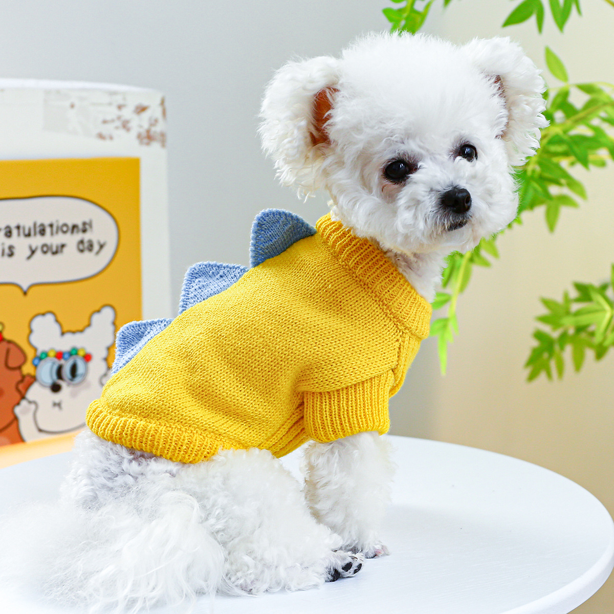 Cozy and Adorable Pet Ring Dog Clothes for Warmth and Comfort