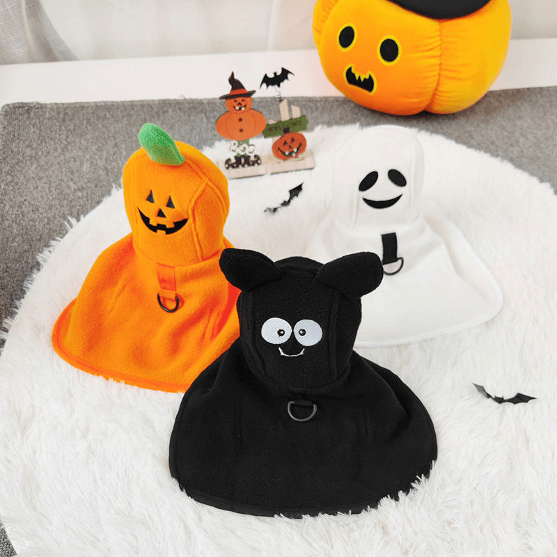 Adorable Cat Halloween Cloak & Cute Dog Costumes for Pets